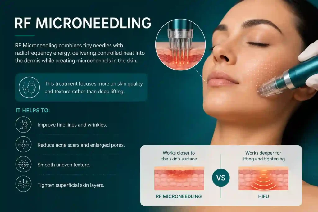 What Does RF Microneedling Do That HIFU Alone Cannot Kirkcaldy